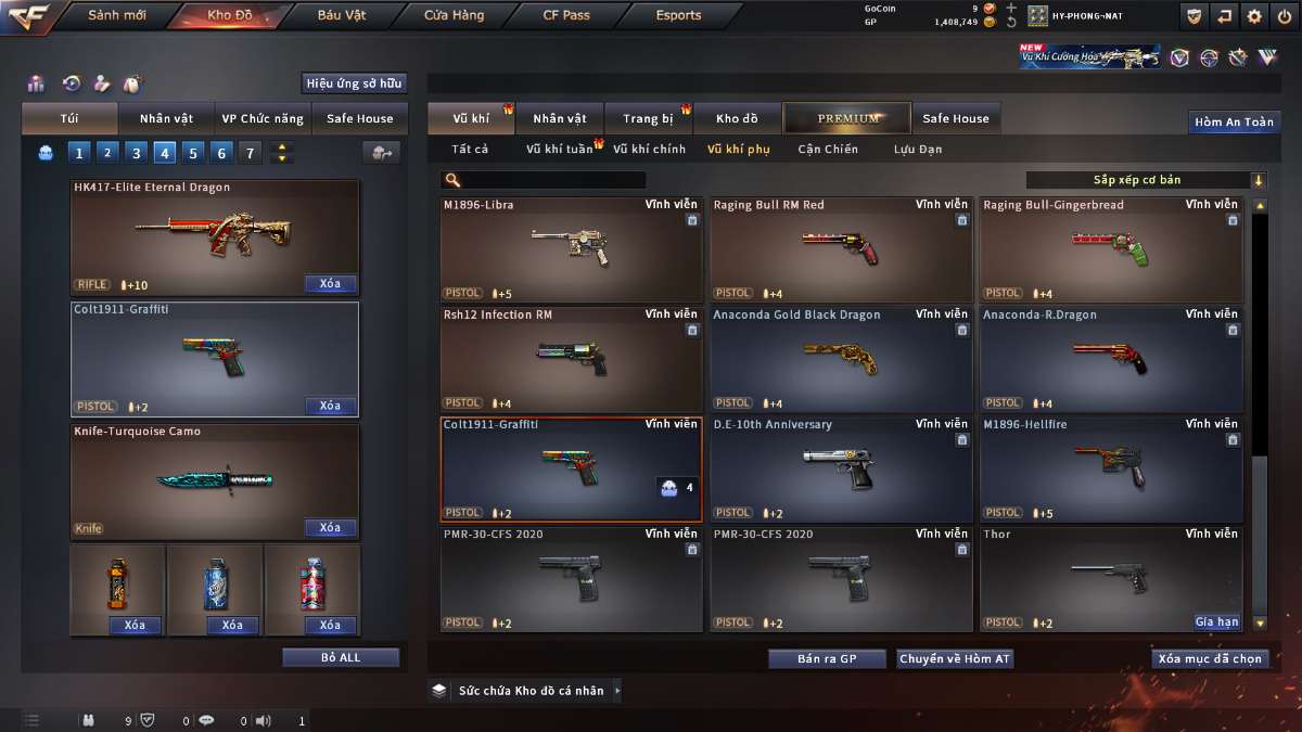 shop acc cf uy tin gia re